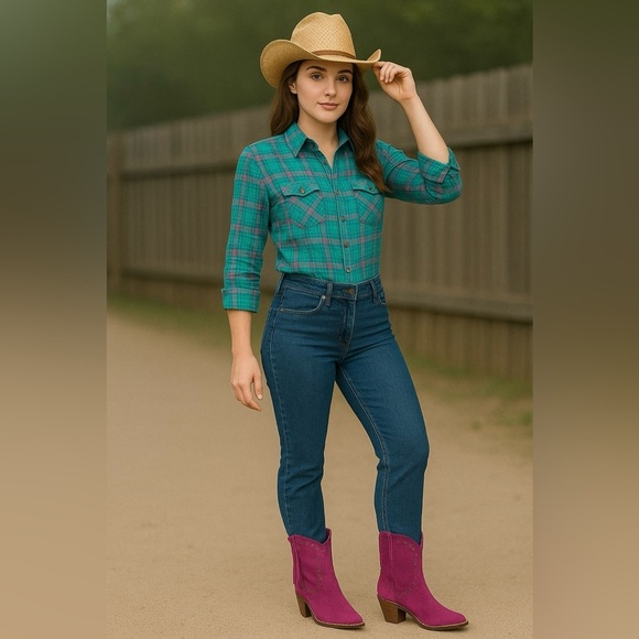 1074- Dingo Suede Ankle Women's Boots Size 7 NWT - Picture 1 of 10